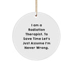 Court Clerk Dad Gifts for Christmas Unique Oval Ornament, Funny White Oval Shape, Gifts from Dad to Court Clerk, Gifts for Court Clerk