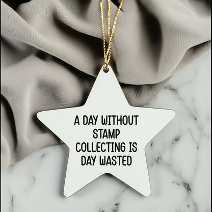 Funny Stamp Collecting Gifts for Friends from You, A Star Ornament for Christmas