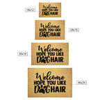 Funny Dog Lover Doormat – “Welcome Hope You Like Dog Hair” | Coir Welcome Mat with Paw Print | Gift for Dog Owners, Pet Homes & Dog Moms