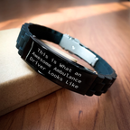 Funny Ambulance Driver Gifts - This Is What An Awesome Ambulance Driver Looks Like, Glide lock Clasp Bracelet for Men, Gifts from Family, Ambulance Driver Unique Gifts, Father's Day Unique Gifts