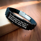 Funny Gift for Loan Officer, Glide lock Clasp Bracelet with Quote, Perfect for Mother's Day, Gifts from Friends, Gifts for Loan Officer