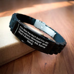 Funny Operations Manager Glide lock Clasp Bracelet Gifts from Men to Operations Manager on Mother's Day - 'I'm Not Perfect But I'm An Operations Manager And That's Basically The Same Thing'