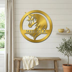 Custom Unicorn Name Metal Wall Art – Personalized Fantasy Sign – Girls Bedroom or Nursery Decor