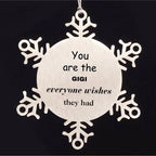 Gigi Snowflake Ornament, Everyone wishes they had, Inspirational Ornament For Gigi, Gigi Gifts, Birthday Christmas Unique Gifts For Gigi
