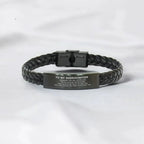 Goddaughter Gifts, To My Goddaughter Remember, you will never lose. You will either WIN or LEARN, Keepsake Braided Leather Bracelet For Goddaughter Engraved, Birthday Christmas Gifts Ideas For Goddaughter X-mas Gifts