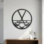 Personalized Golf Metal Wall Art Custom Name Golfer Sign Man Cave Garage Decor Gift for Golf Lover