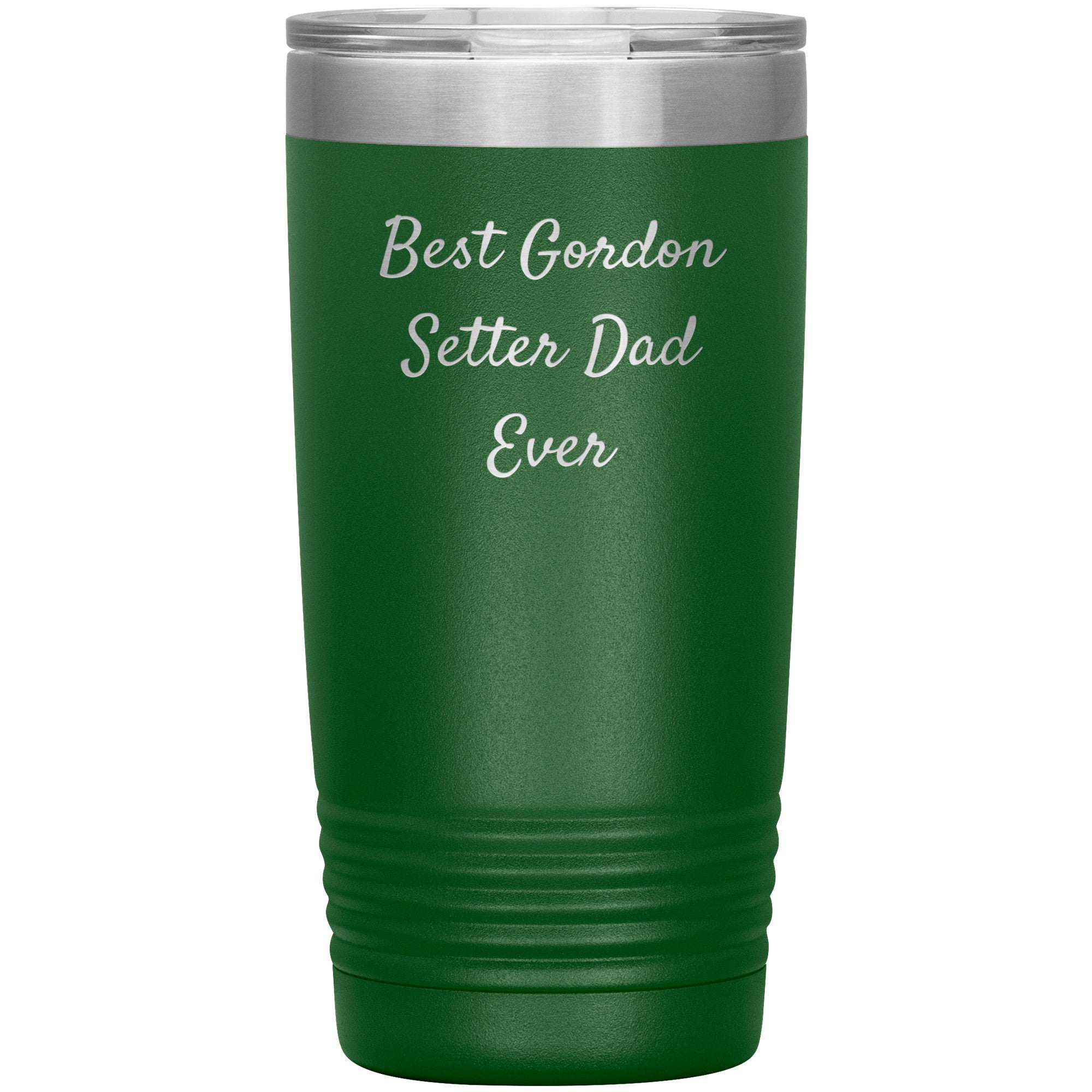 Gordon Setter Dad Ever Tumbler, Funny Gift for Men, Christmas Unique Gifts from Gordon Setter Dog Lovers, 20oz or 30oz Vacuum-Insulated Tumbler - Mallard Moon Gift Shop