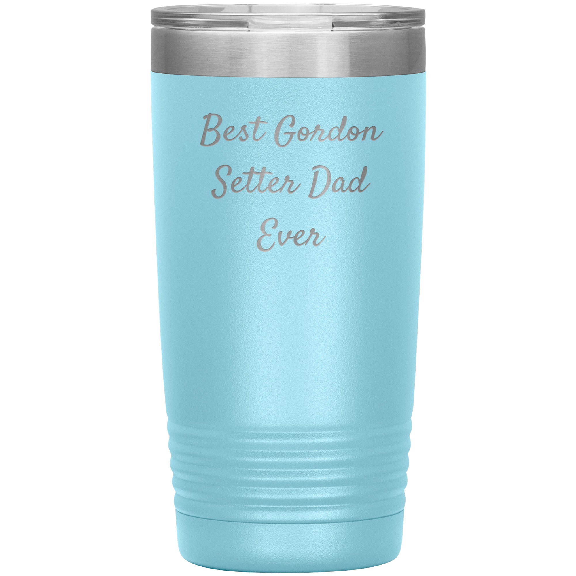 Gordon Setter Dad Ever Tumbler, Funny Gift for Men, Christmas Unique Gifts from Gordon Setter Dog Lovers, 20oz or 30oz Vacuum-Insulated Tumbler - Mallard Moon Gift Shop