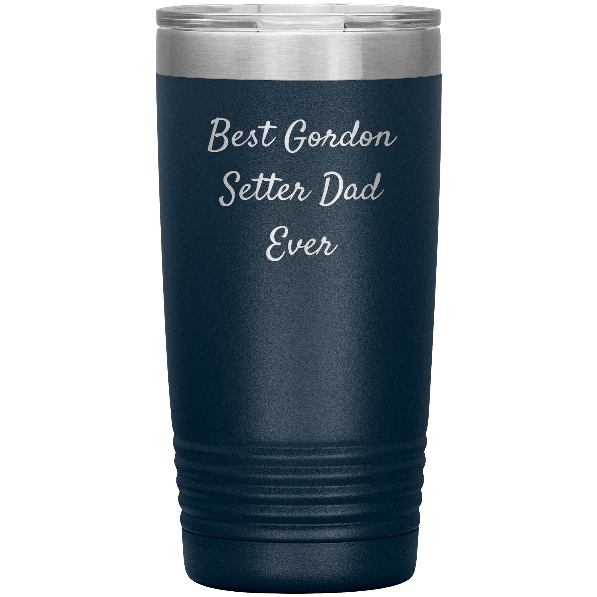 Gordon Setter Dad Ever Tumbler, Funny Gift for Men, Christmas Unique Gifts from Gordon Setter Dog Lovers, 20oz or 30oz Vacuum-Insulated Tumbler - Mallard Moon Gift Shop
