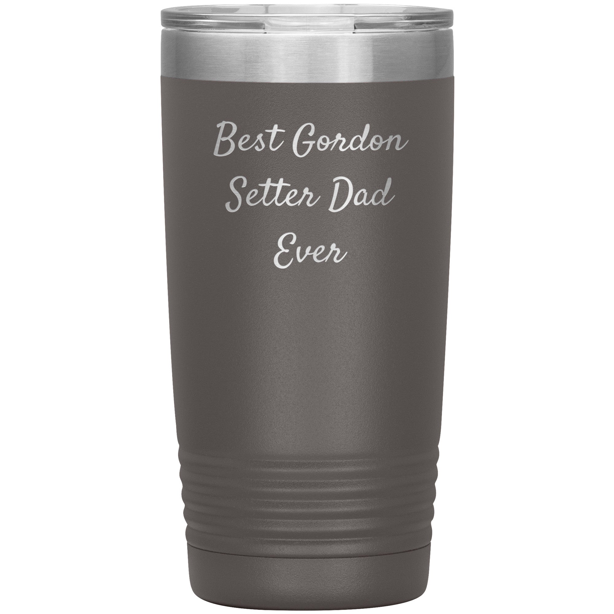 Gordon Setter Dad Ever Tumbler, Funny Gift for Men, Christmas Unique Gifts from Gordon Setter Dog Lovers, 20oz or 30oz Vacuum-Insulated Tumbler - Mallard Moon Gift Shop