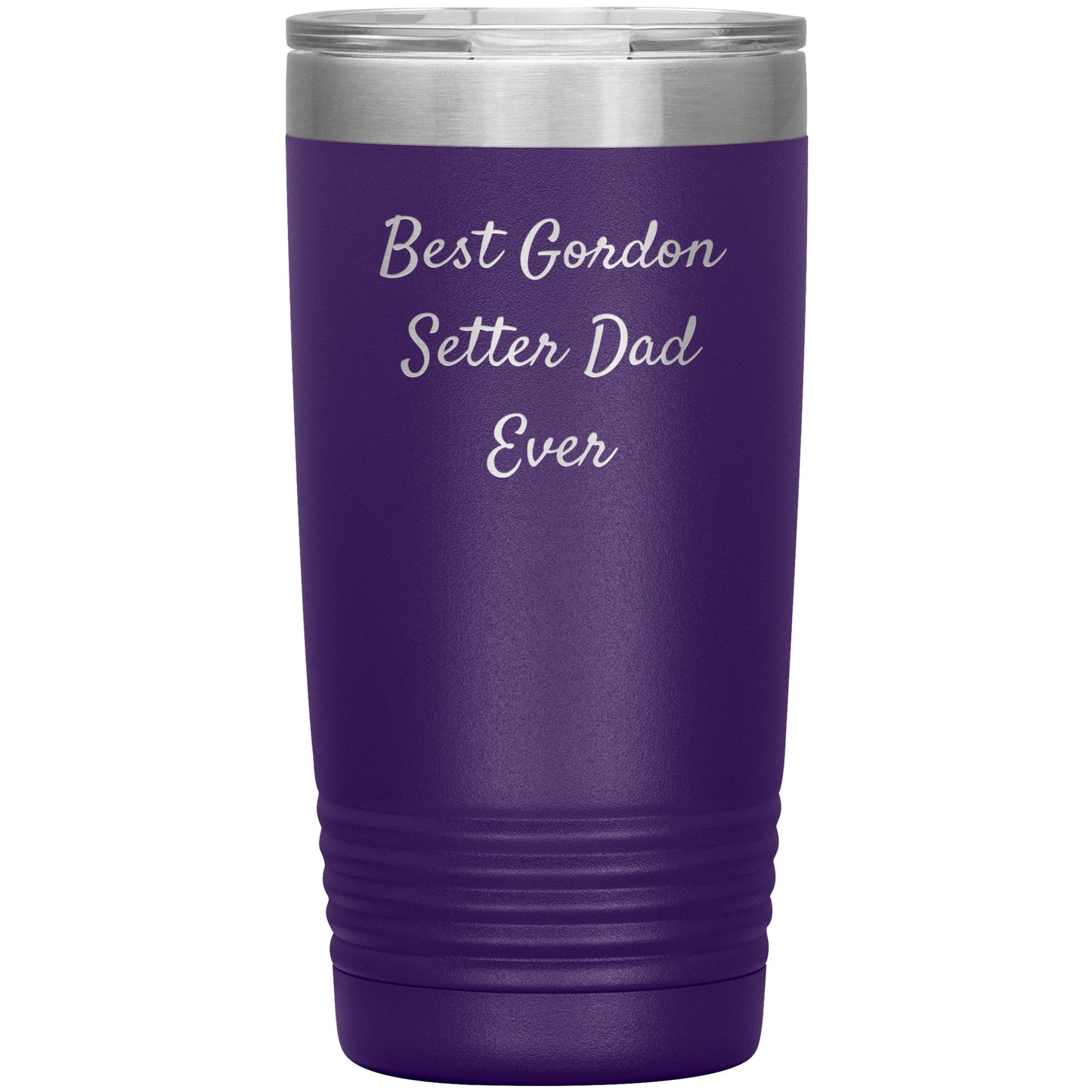 Gordon Setter Dad Ever Tumbler, Funny Gift for Men, Christmas Unique Gifts from Gordon Setter Dog Lovers, 20oz or 30oz Vacuum-Insulated Tumbler - Mallard Moon Gift Shop