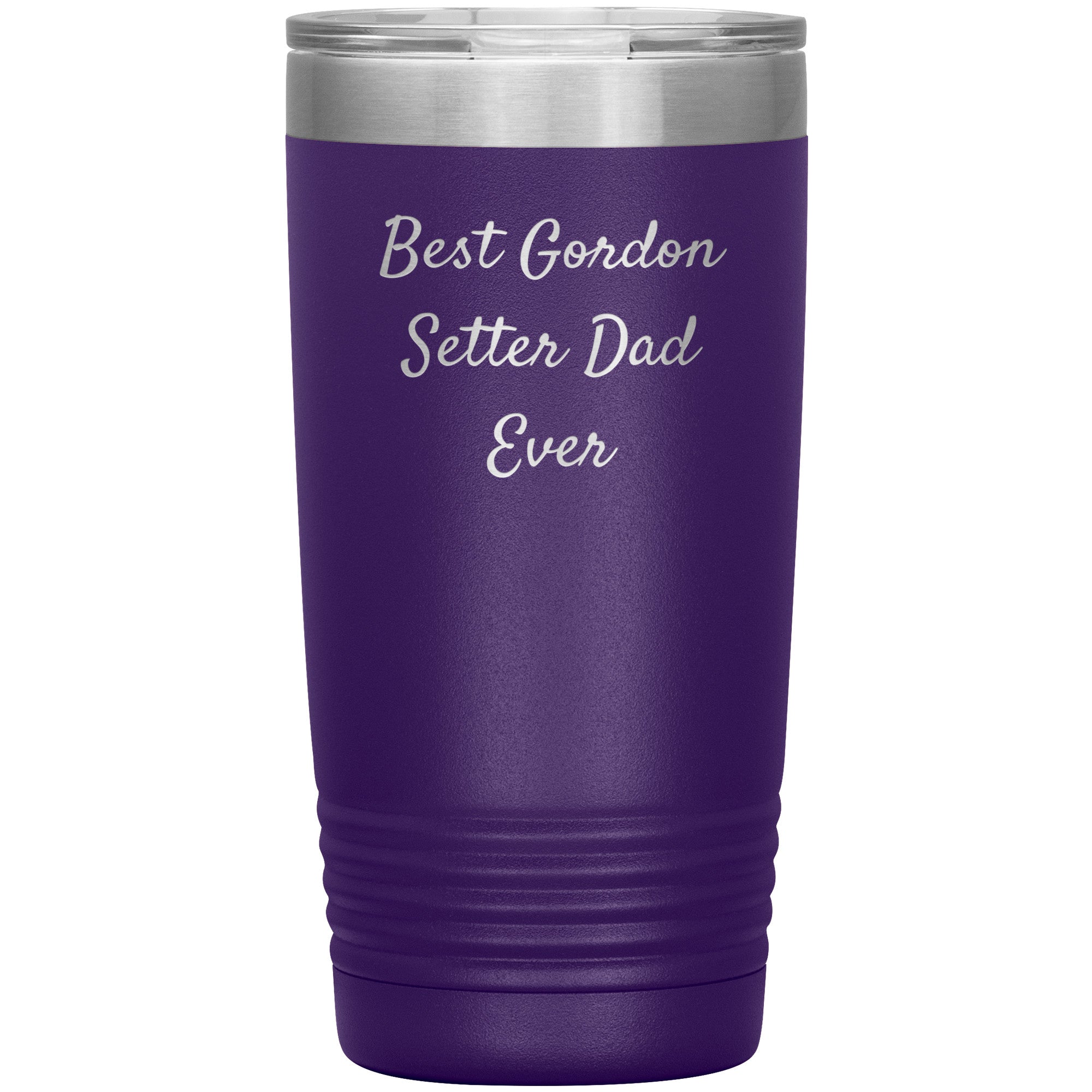 Gordon Setter Dad Ever Tumbler, Funny Gift for Men, Christmas Unique Gifts from Gordon Setter Dog Lovers, 20oz or 30oz Vacuum-Insulated Tumbler - Mallard Moon Gift Shop