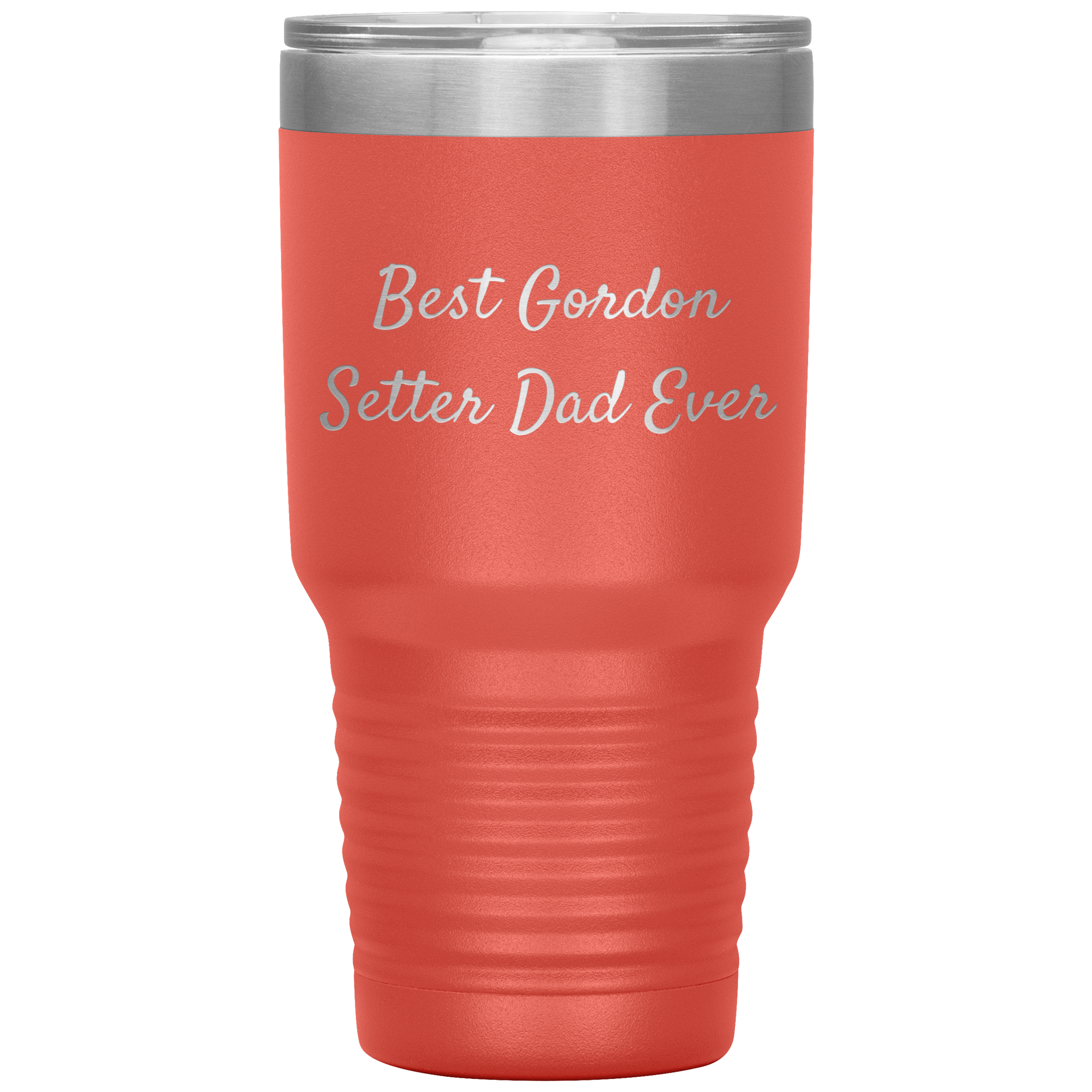 Gordon Setter Dad Ever Tumbler, Funny Gift for Men, Christmas Unique Gifts from Gordon Setter Dog Lovers, 20oz or 30oz Vacuum-Insulated Tumbler - Mallard Moon Gift Shop