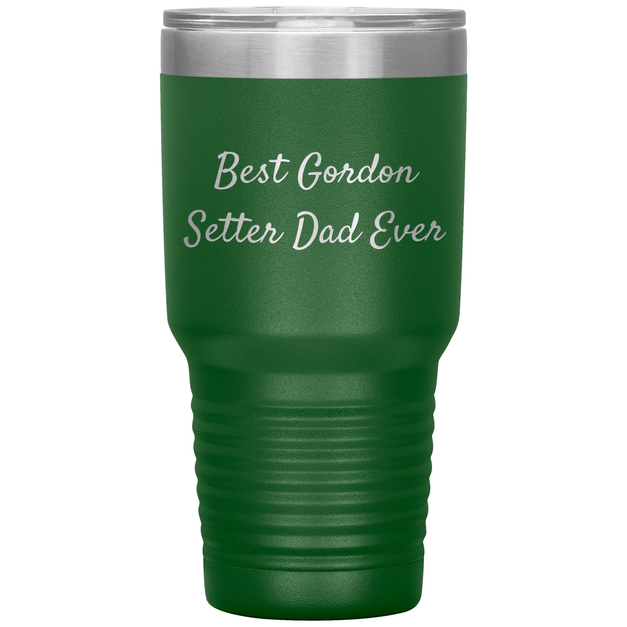 Gordon Setter Dad Ever Tumbler, Funny Gift for Men, Christmas Unique Gifts from Gordon Setter Dog Lovers, 20oz or 30oz Vacuum-Insulated Tumbler - Mallard Moon Gift Shop