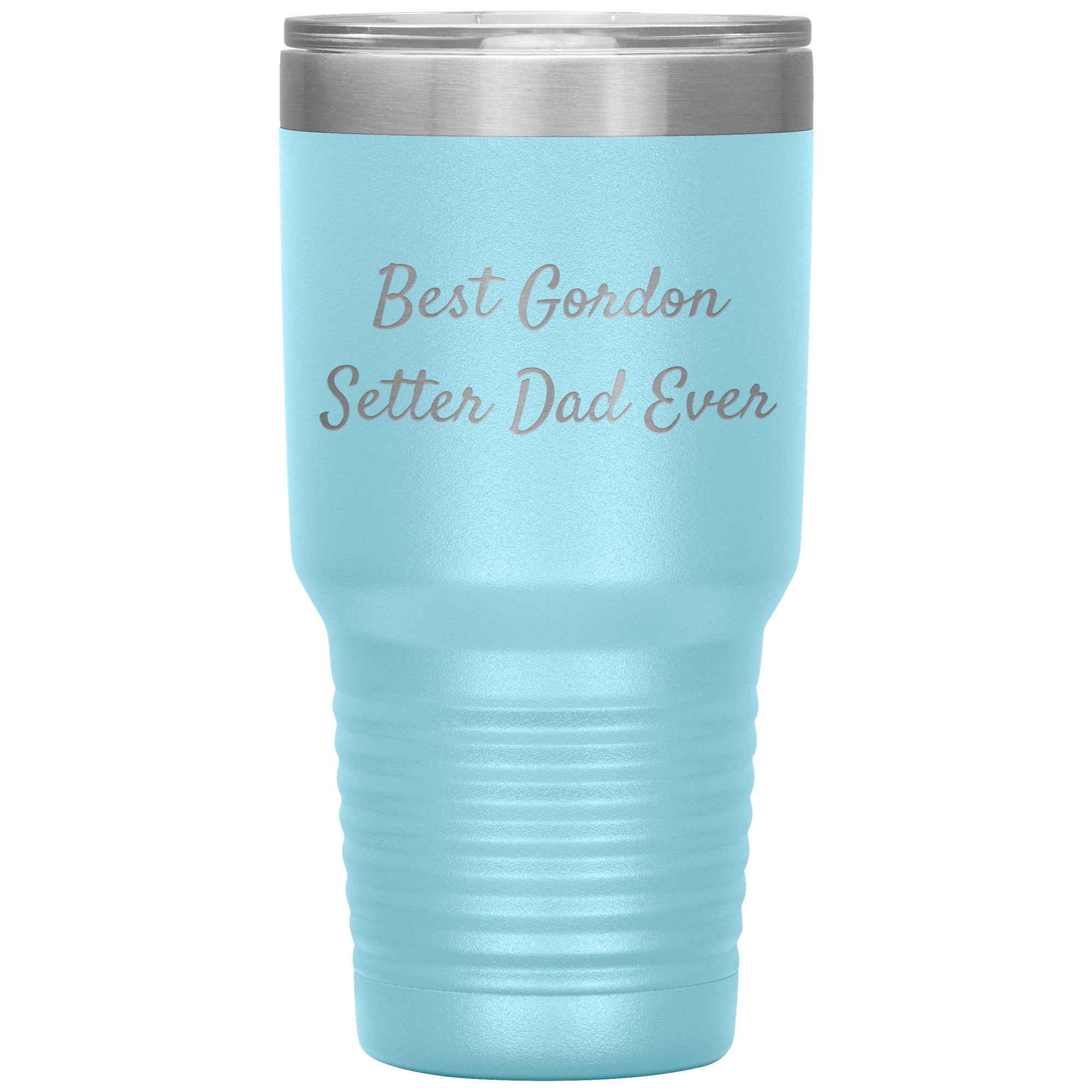 Gordon Setter Dad Ever Tumbler, Funny Gift for Men, Christmas Unique Gifts from Gordon Setter Dog Lovers, 20oz or 30oz Vacuum-Insulated Tumbler - Mallard Moon Gift Shop
