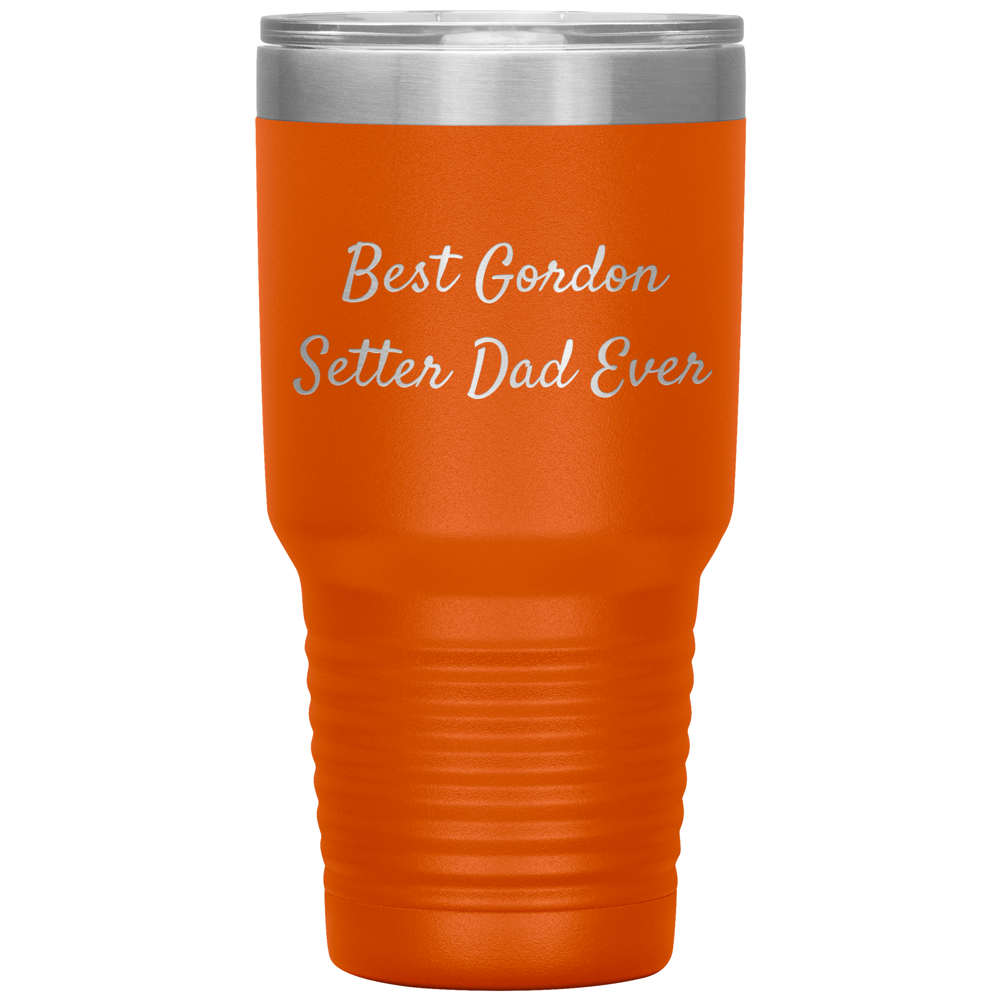 Gordon Setter Dad Ever Tumbler, Funny Gift for Men, Christmas Unique Gifts from Gordon Setter Dog Lovers, 20oz or 30oz Vacuum-Insulated Tumbler - Mallard Moon Gift Shop