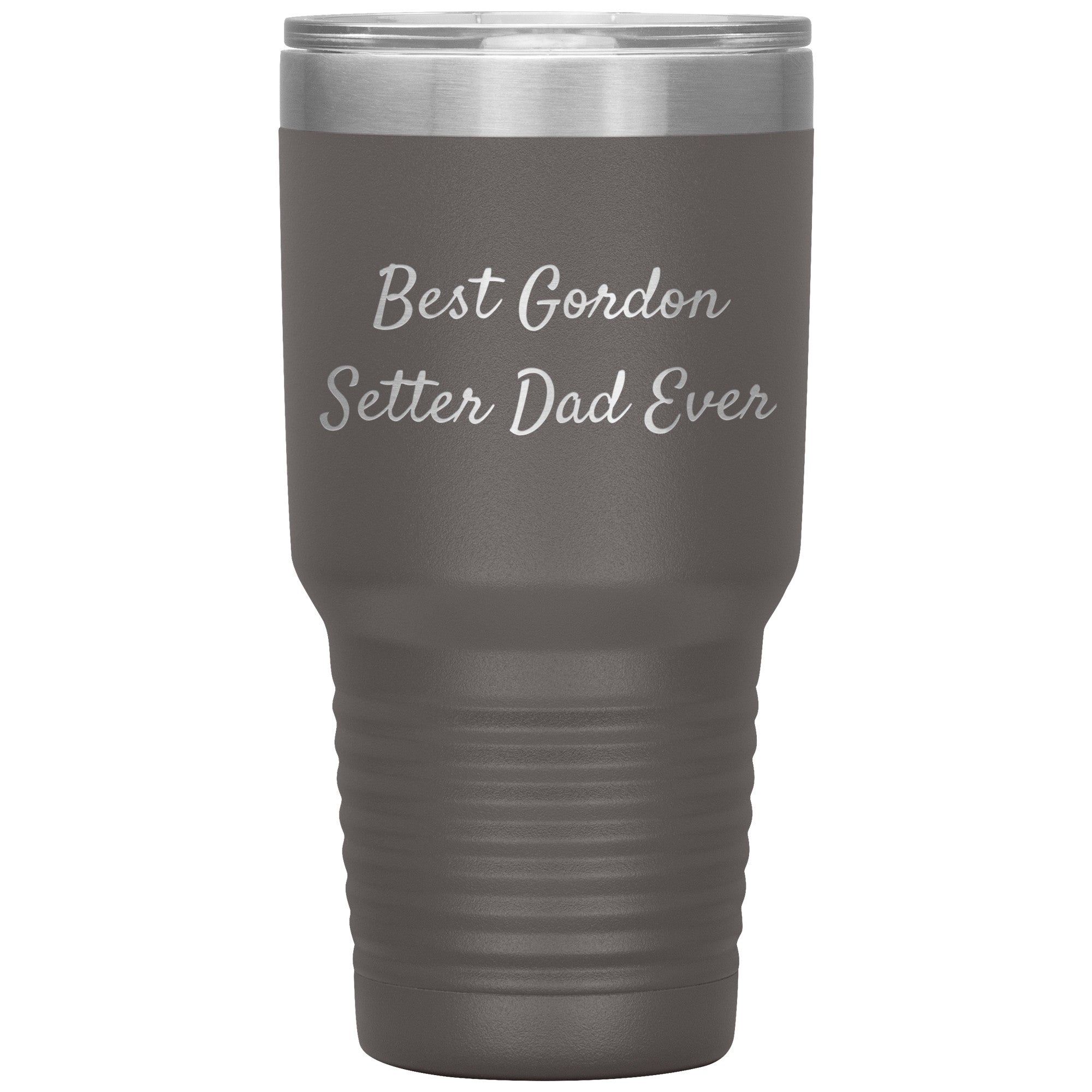 Gordon Setter Dad Ever Tumbler, Funny Gift for Men, Christmas Unique Gifts from Gordon Setter Dog Lovers, 20oz or 30oz Vacuum-Insulated Tumbler - Mallard Moon Gift Shop