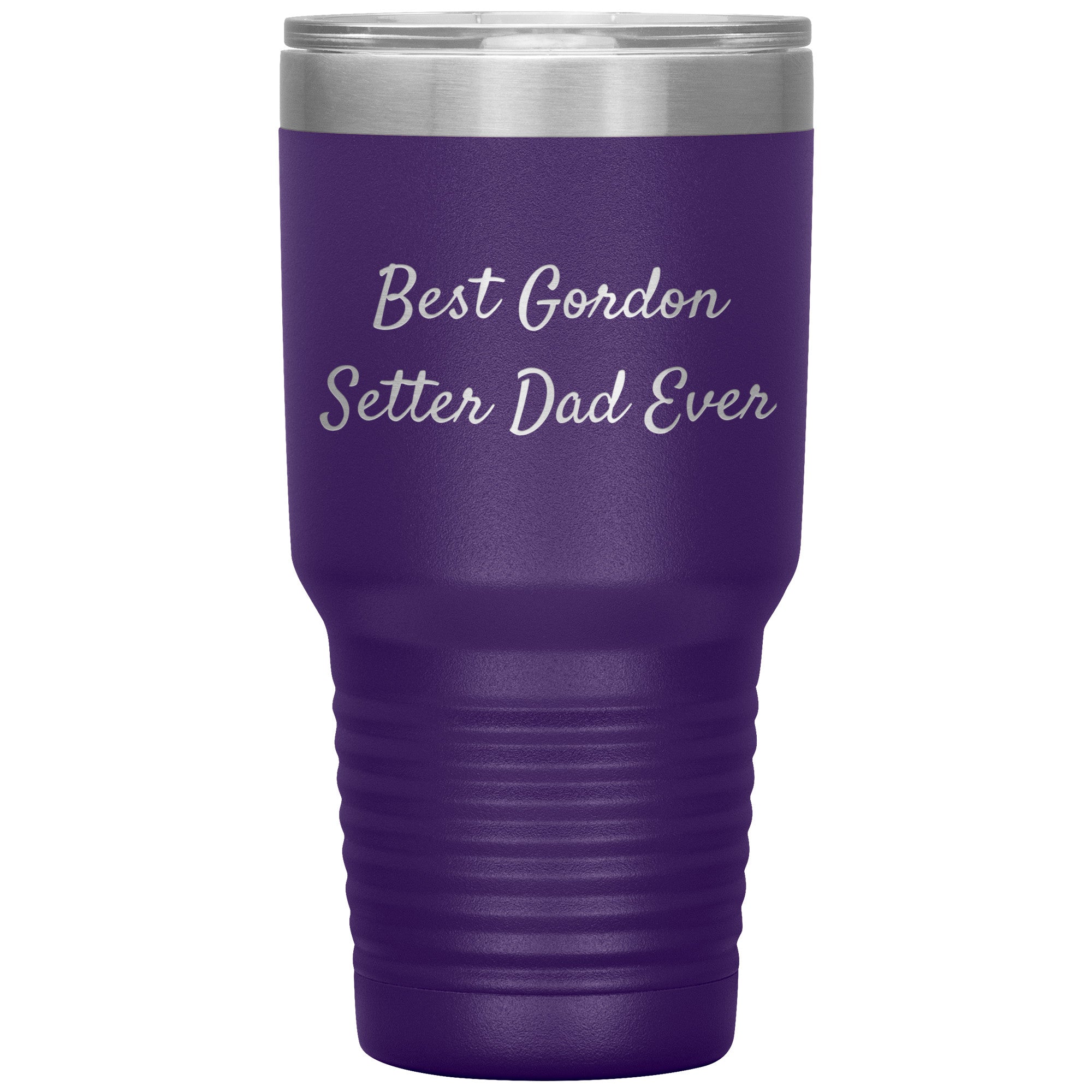 Gordon Setter Dad Ever Tumbler, Funny Gift for Men, Christmas Unique Gifts from Gordon Setter Dog Lovers, 20oz or 30oz Vacuum-Insulated Tumbler - Mallard Moon Gift Shop