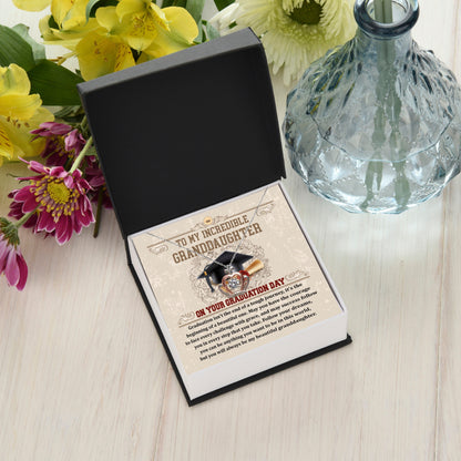 Granddaughter Graduation Gift Follow Your Dreams Crown Pendant Necklace - Mallard Moon Gift Shop