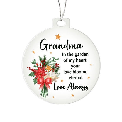 Grandma Gift Acrylic Keepsake Ornament