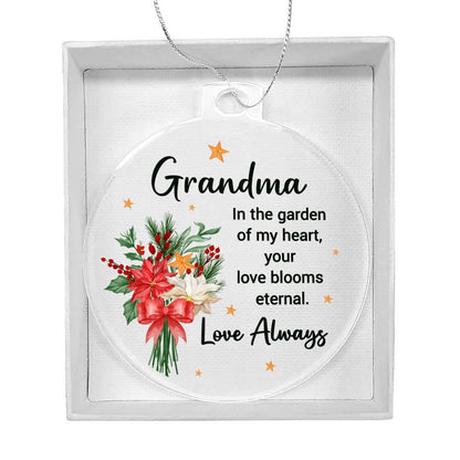 Grandma Gift Acrylic Keepsake Ornament