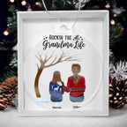 Grandma or Grandpa Personalized Gift From Grandkids Acrylic Keepsake Ornament