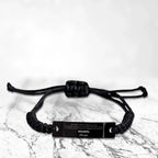 Black Rope Bracelet for Grandpa Present, Grandpa Always follow your dreams, never forget how amazing you are, Grandpa Birthday Christmas Gifts Jewelry