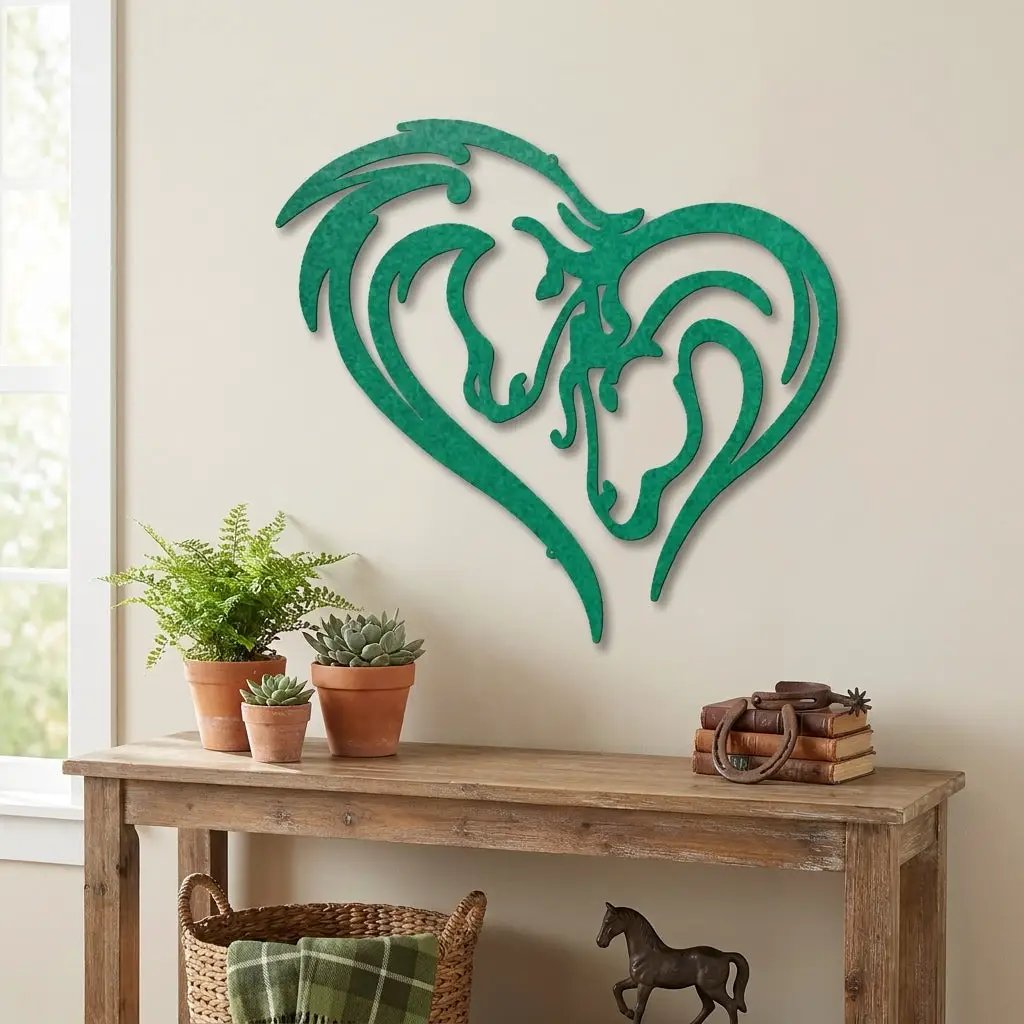Horse Love Steel Wall Sign