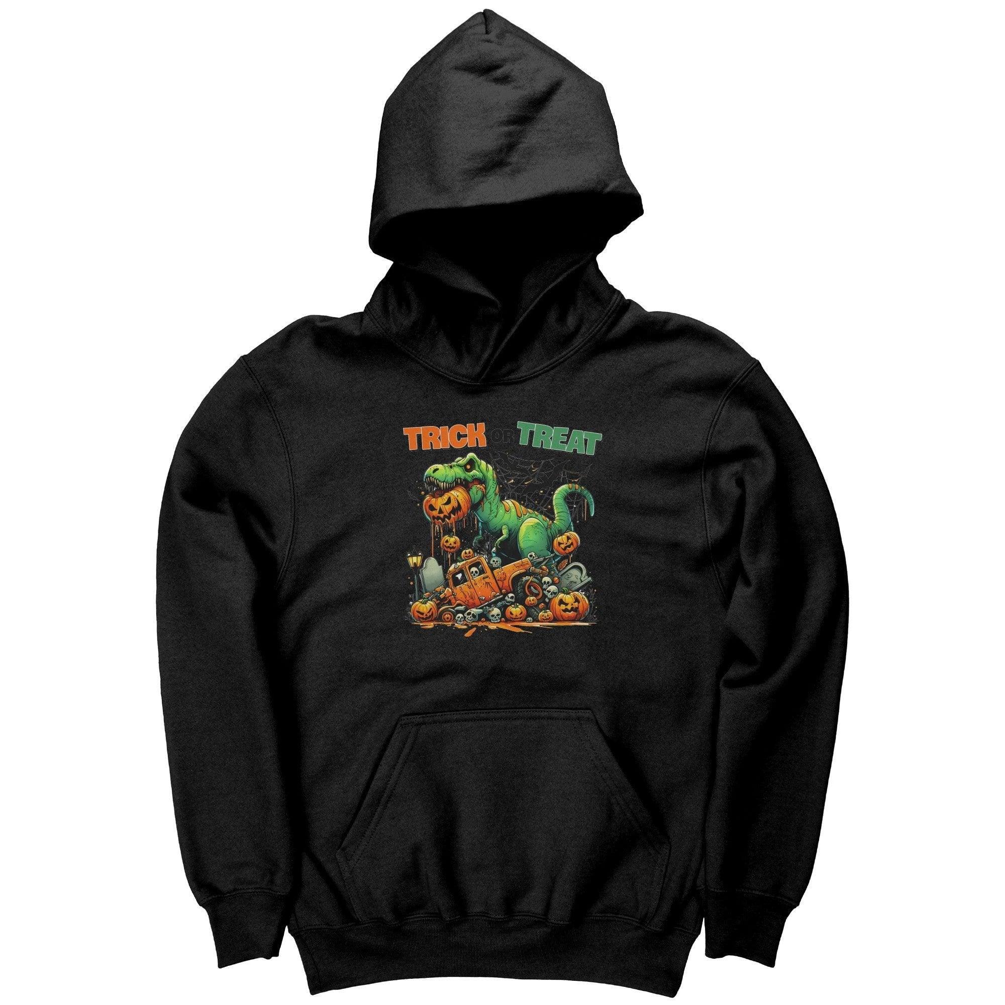 Halloween Monster Dinosaur Trick or Treet Youth Hoodie