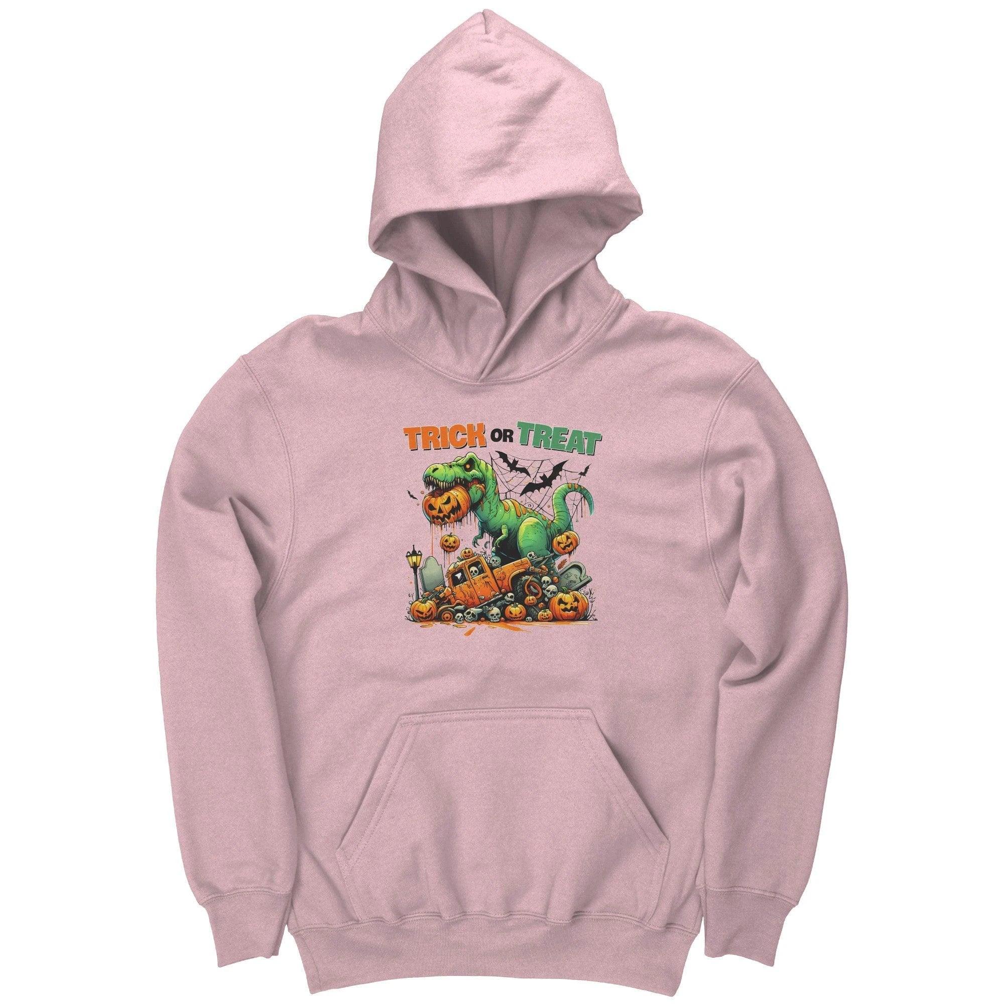 Halloween Monster Dinosaur Trick or Treet Youth Hoodie