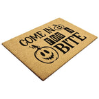 Come In for a Bite Doormat – Funny Pumpkin Halloween Outdoor Coir Mat