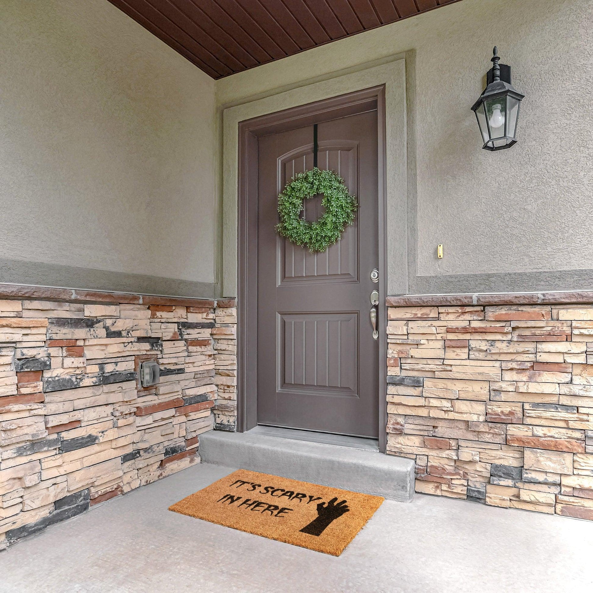 Halloween Outdoor Mat - It's Scary in Here - Mallard Moon Gift Shop