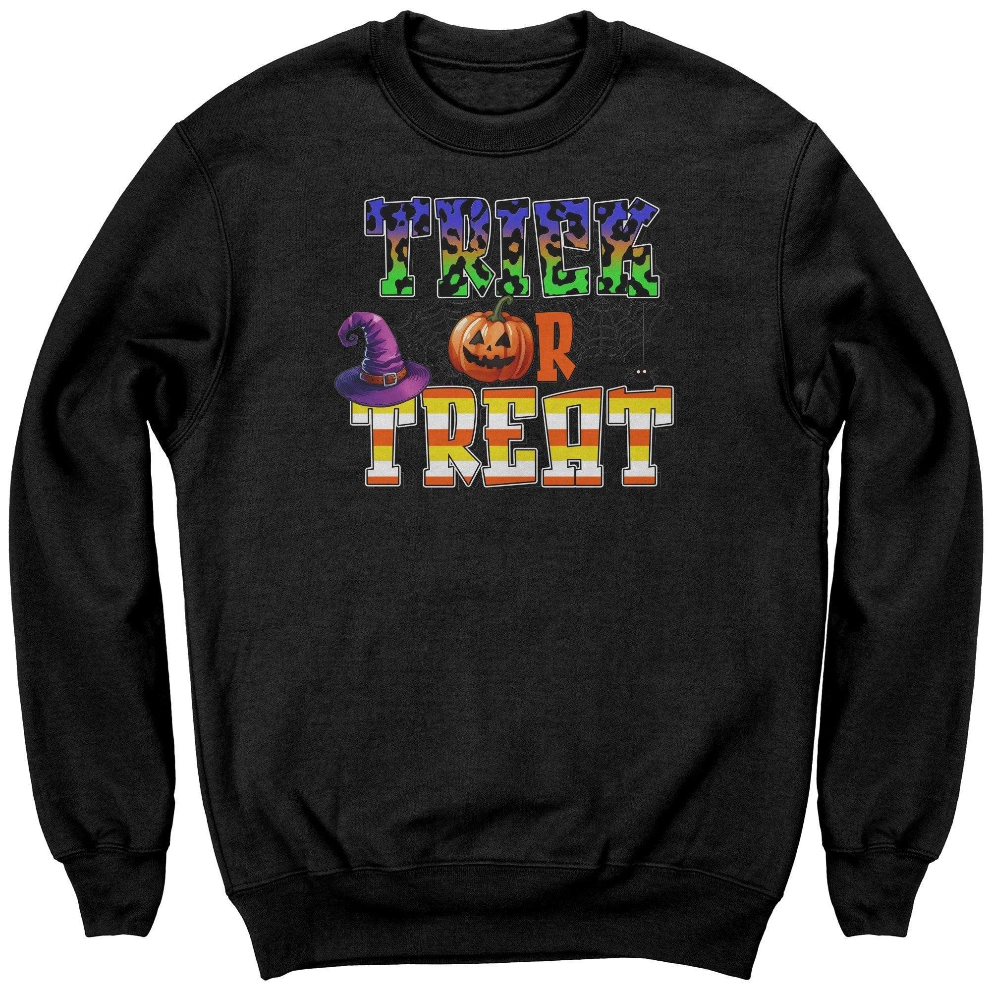 Halloween Trick or Treat Youth Crewneck Sweatshirt