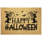Happy Halloween Doormat – Spooky Outdoor Coir Mat for Fall Porch Décor