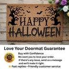 Happy Halloween Doormat – Spooky Outdoor Coir Mat for Fall Porch Décor