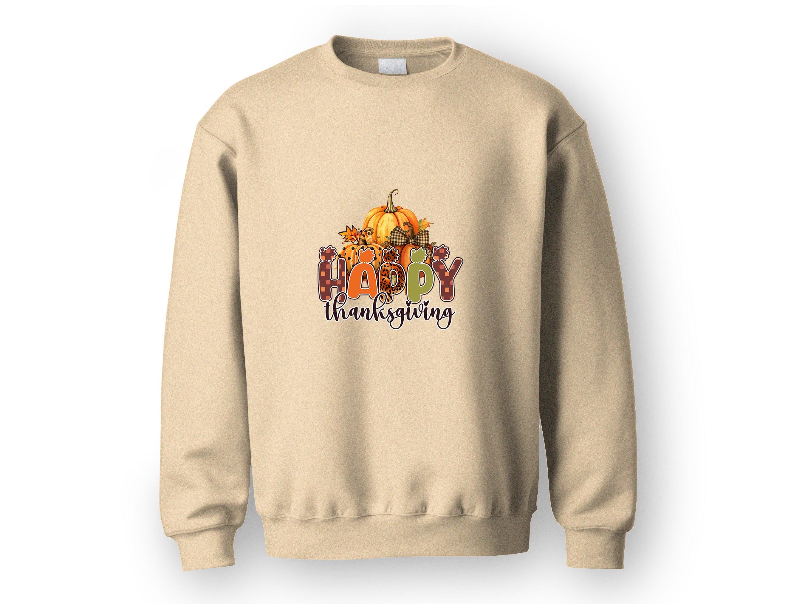 Happy Thanksgiving Holiday Sweatshirt - Mallard Moon Gift Shop