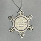 Hawaii is my home Gifts, Lovely Hawaii Birthday Christmas Snowflake Ornament For People from Hawaii, Men, Women, Friends