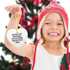 Real Estate Investor Mom's Cool Heart Ornament Gifts for Family - Funny Quote Christmas Decor