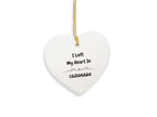 I Left My Heart in Colorado Ornament – Heart-Shaped MDF State Keepsake Gift
