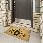 Hello Winter Gnome Doormat – Festive Coir Welcome Mat | Cute Scandinavian Holiday Porch Décor | Rustic Winter Entryway Rug