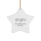 Hobby Horsing Gifts from Friends - Funny Star Ornament for Christmas