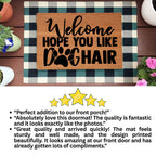 Funny Hope You Like Dog Hair Natural Coir Welcome Mat