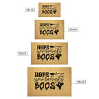 Hope You Brought Boos Halloween Coir Doormat – Funny Ghost and Witch Themed Entryway Mat | Spooky Front Porch Decor | Trick or Treat Welcome Mat