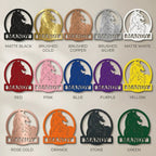 Personalized Horse Metal Wall Art | Custom Horse Name Sign | Equestrian Metal Wall Decor | Horse Lover Gift | Made in USA