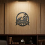 Horse Personalized Name Metal Art Wall Sign