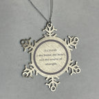 Illinois is my home Gifts, Lovely Illinois Birthday Christmas Snowflake Ornament