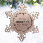 I'm from Missouri, Deal with it, Proud Missouri State Snowflake Ornament Gifts