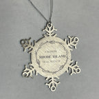 I'm from Rhode Island, Deal with it, Rhode Island Snowflake Ornament Gift Idea