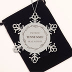 I'm from Tennessee, Deal with it, Tennessee Snowflake Ornament Gift Idea