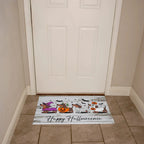 Happy Halloweenie Dachshund Doormat – Cute Halloween Dog Mat Décor